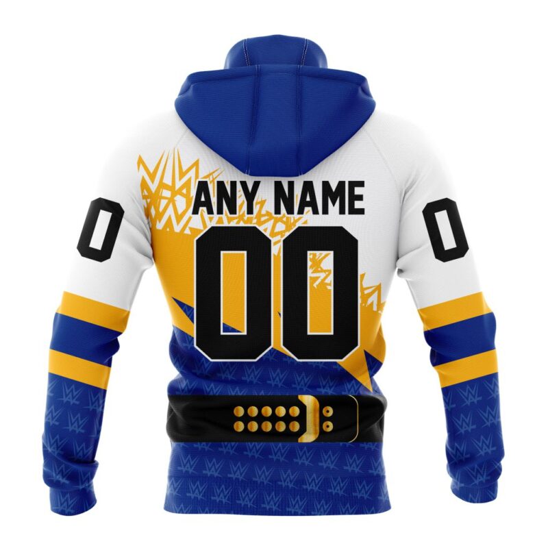 NHL Buffalo Sabres Special WWE Design Gaiter Hoodie FGH1029 1