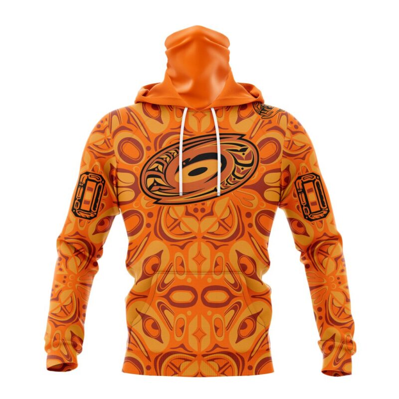 NHL Carolina Hurricanes Special National Day For Truth And Reconciliation Design Gaiter Hoodie FGH1123