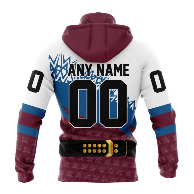 NHL Colorado Avalanche Special WWE Design Gaiter Hoodie FGH1027 1
