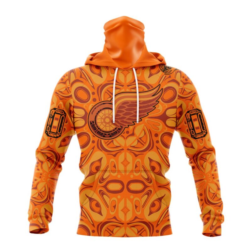 NHL Detroit Red Wings Special National Day For Truth And Reconciliation Design Gaiter Hoodie FGH1118