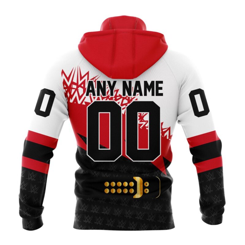 NHL Detroit Red Wings Special WWE Design Gaiter Hoodie FGH1022 1