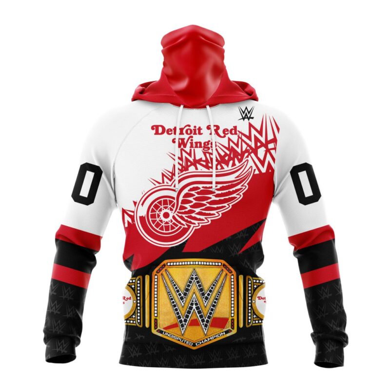 NHL Detroit Red Wings Special WWE Design Gaiter Hoodie FGH1022