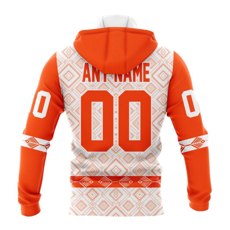 NHL Edmonton Oilers Special Native Heritage Design Gaiter Hoodie FGH1086 1