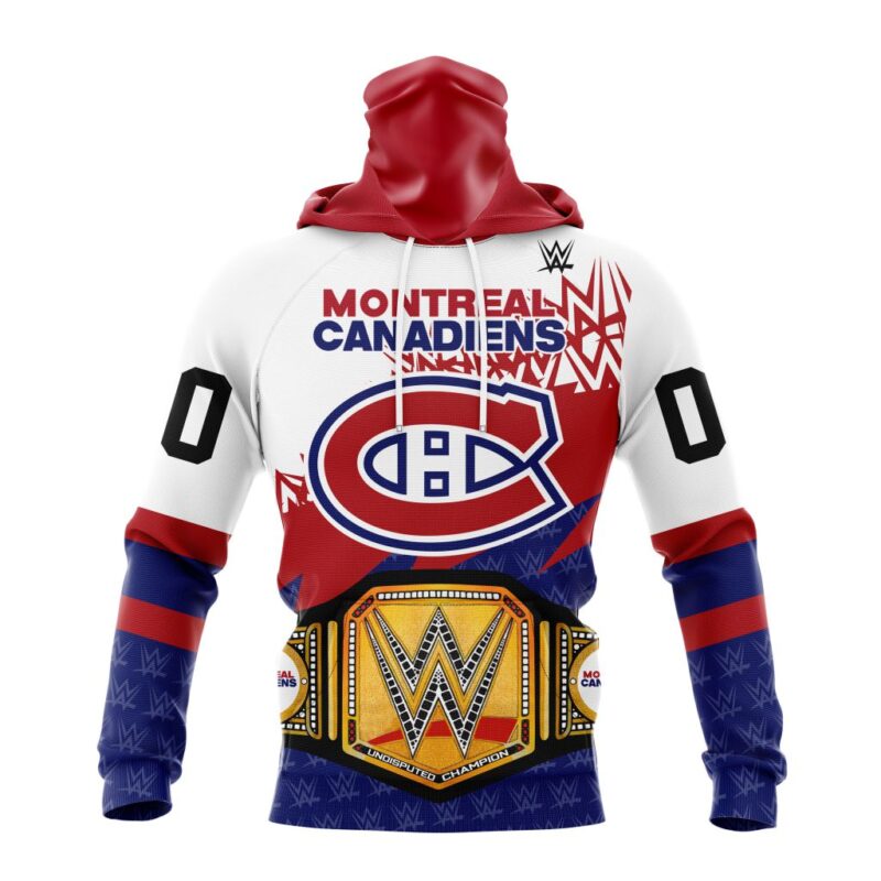 NHL Montreal Canadiens Special WWE Design Gaiter Hoodie FGH1019