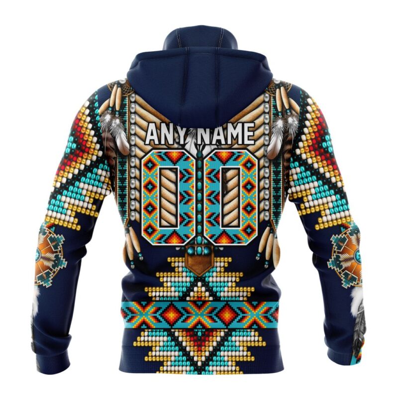 NHL Nashville Predators Special Native Costume Design Gaiter Hoodie FGH1048 1