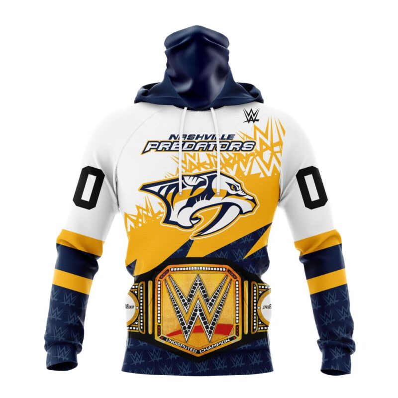 NHL Nashville Predators Special WWE Design Gaiter Hoodie FGH1013