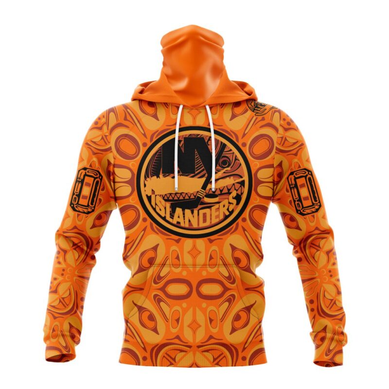 NHL New York Islanders Special National Day For Truth And Reconciliation Design Gaiter Hoodie FGH1112