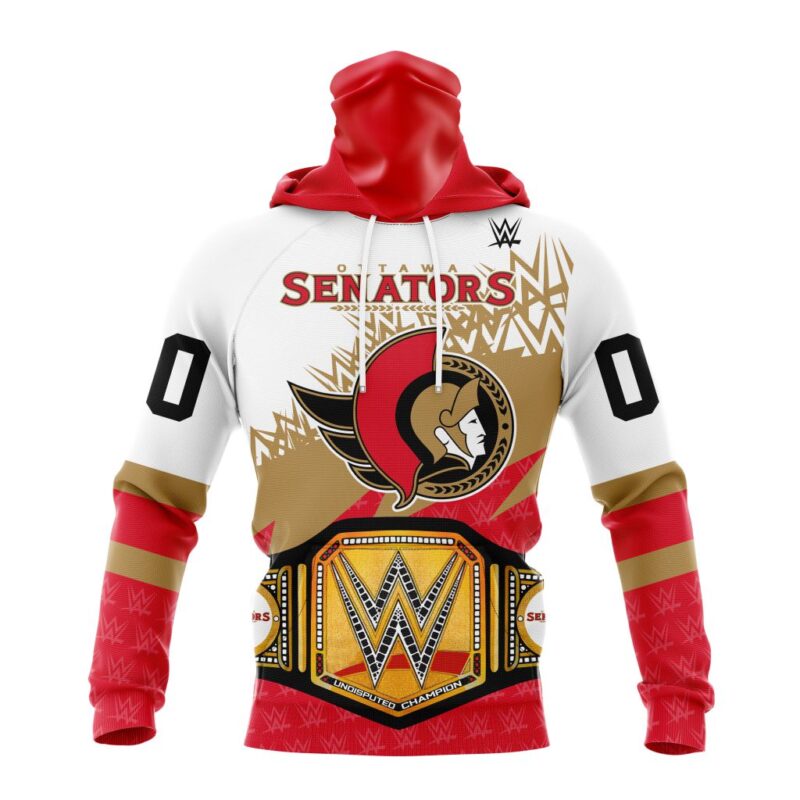 NHL Ottawa Senators Special WWE Design Gaiter Hoodie FGH1014