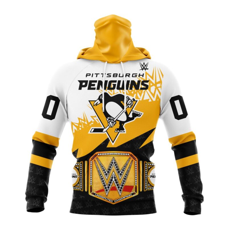 NHL Pittsburgh Penguins Special WWE Design Gaiter Hoodie FGH1010