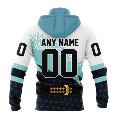NHL Seattle Kraken Special WWE Design Gaiter Hoodie FGH1006 1 NHL Seattle Kraken Special WWE Design Gaiter Hoodie FGH1006 1