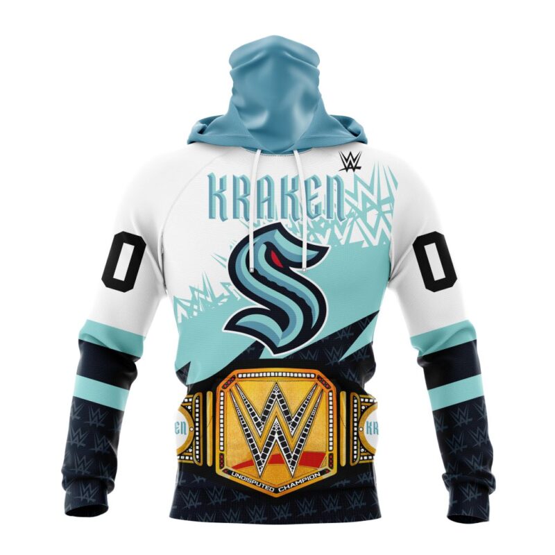 NHL Seattle Kraken Special WWE Design Gaiter Hoodie FGH1006