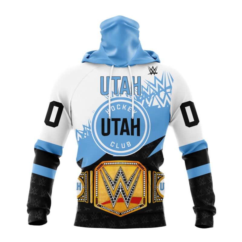 NHL Utah Hockey Club Special WWE Design Gaiter Hoodie FGH1005