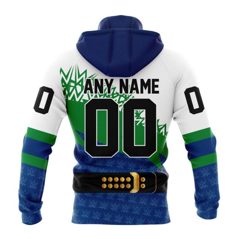 NHL Vancouver Canucks Special WWE Design Gaiter Hoodie FGH1008 1