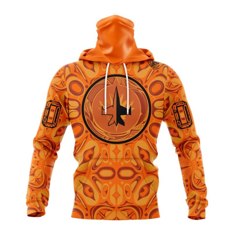 NHL Winnipeg Jets Special National Day For Truth And Reconciliation Design Gaiter Hoodie FGH1101