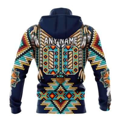 NHL Winnipeg Jets Special Native Costume Design Gaiter Hoodie FGH1041 1 NHL Winnipeg Jets Special Native Costume Design Gaiter Hoodie FGH1041 1