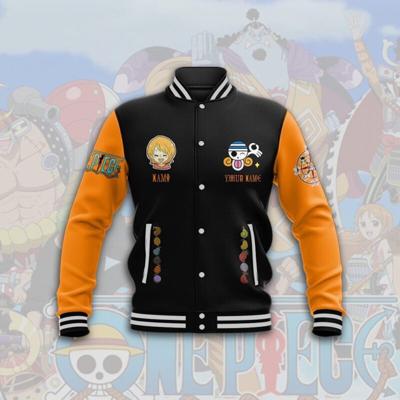 Nami One Piece Baseball Jacket For Fan CFB1727 1