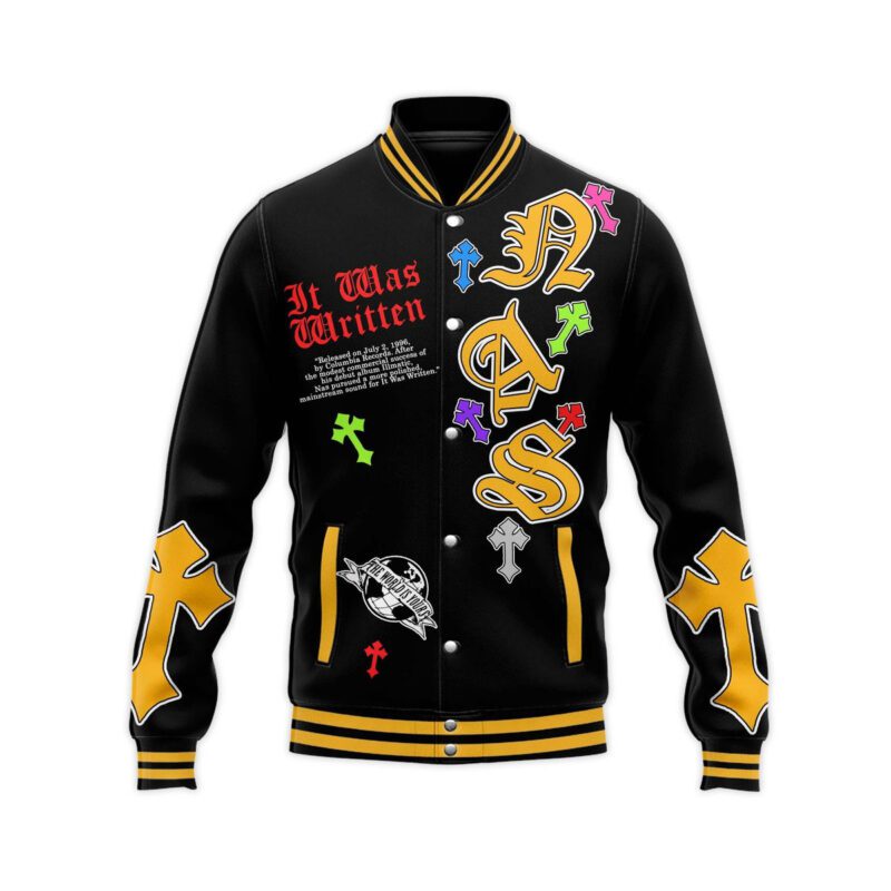 Nas Baseball Jacket For Fan CFB1726 1