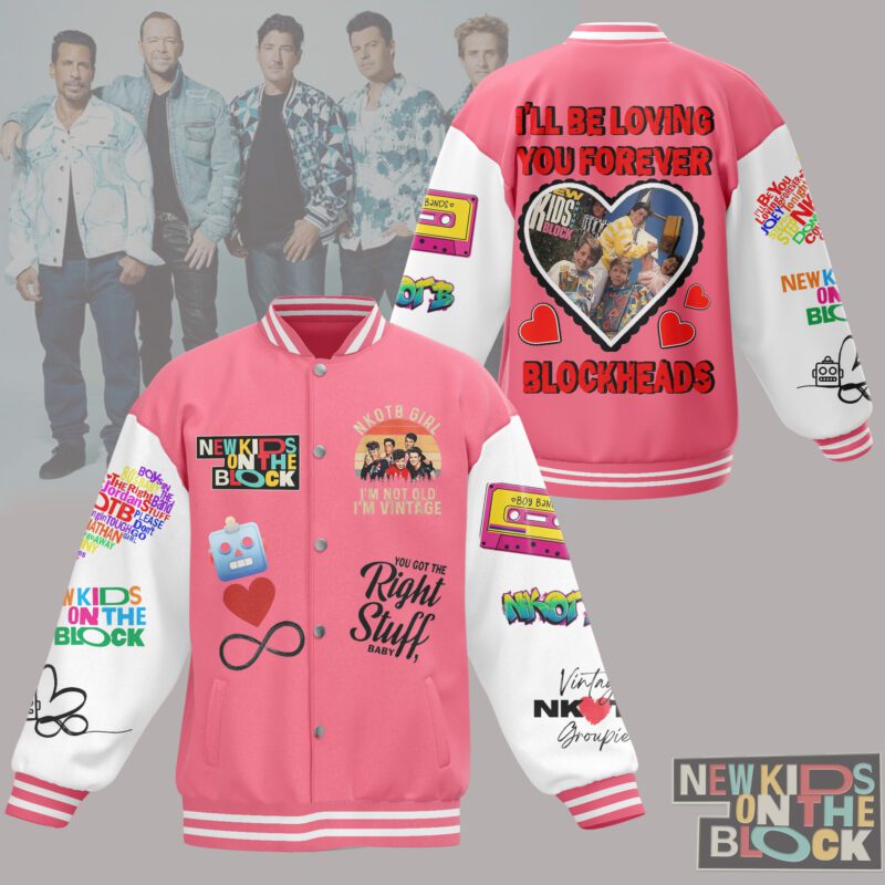 New Kids On The Block Baseball Jacket For Fan CFB1724