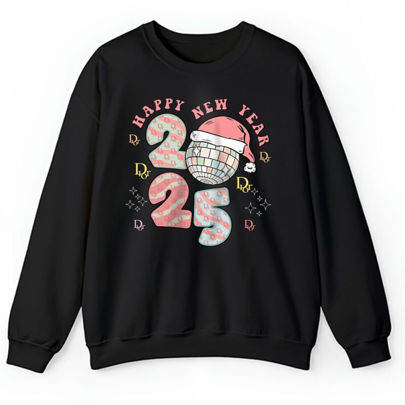 New Year Squad Disco Ball Party Shirt Family Matching Dior Unisex Sweatshirt TAS22130