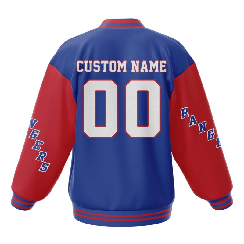 New York Rangers NHL Baseball Jacket For Fan CFB1710 3