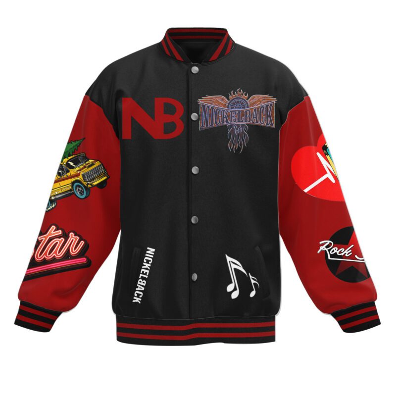 Nickelback Baseball Jacket For Fan CFB1709 2