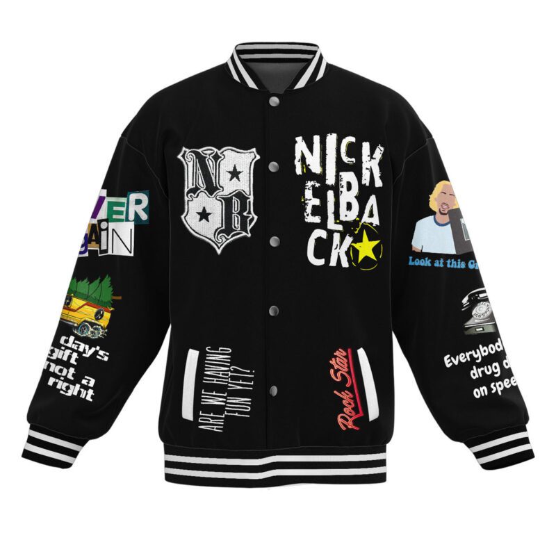 Nickelback Baseball Jacket For Fan CFB1711 2