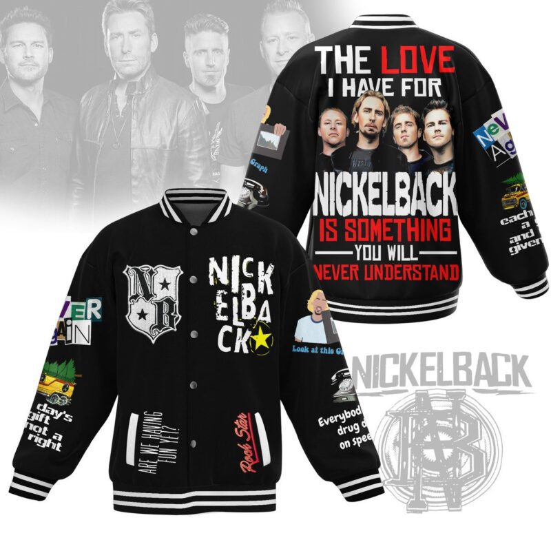Nickelback Baseball Jacket For Fan CFB1711