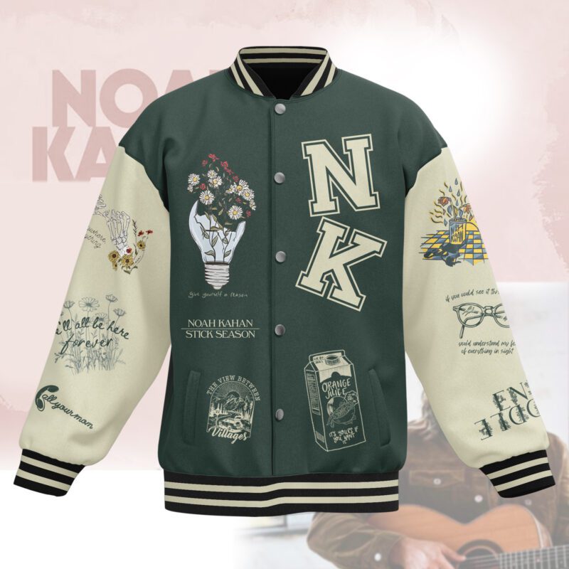 Noah Kahan Baseball Jacket For Fan CFB1067 1