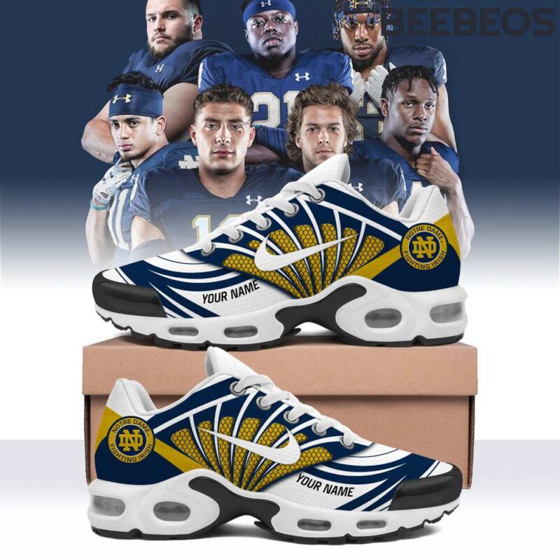 Notre Dame Fighting Irish Football Air Max Plus TN Shoes