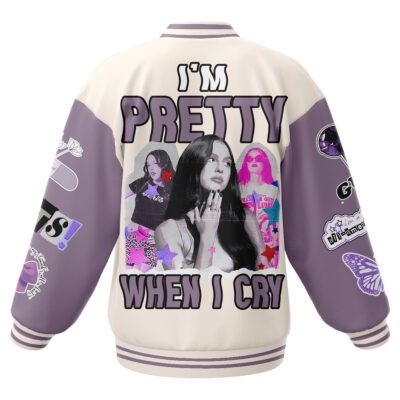Olivia Rodrigo Baseball Jacket For Fan CFB1701 2 Olivia Rodrigo Baseball Jacket For Fan CFB1701 2