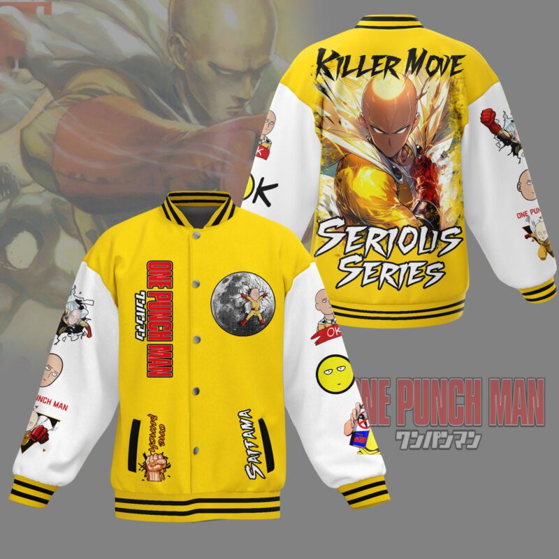 One Punch Man Baseball Jacket For Fan CFB1688