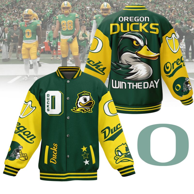 Oregon Ducks NCAA Baseball Jacket For Fan CFB1018