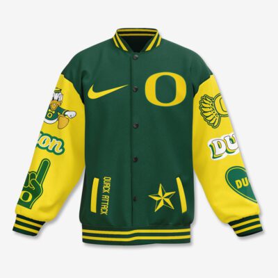 Oregon Ducks NCAA Baseball Jacket For Fan CFB1687 1