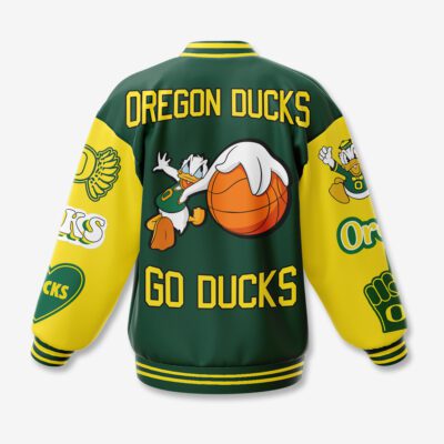 Oregon Ducks NCAA Baseball Jacket For Fan CFB1687 2