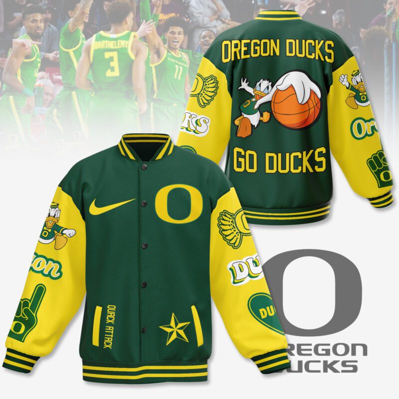 Oregon Ducks NCAA Baseball Jacket For Fan CFB1687