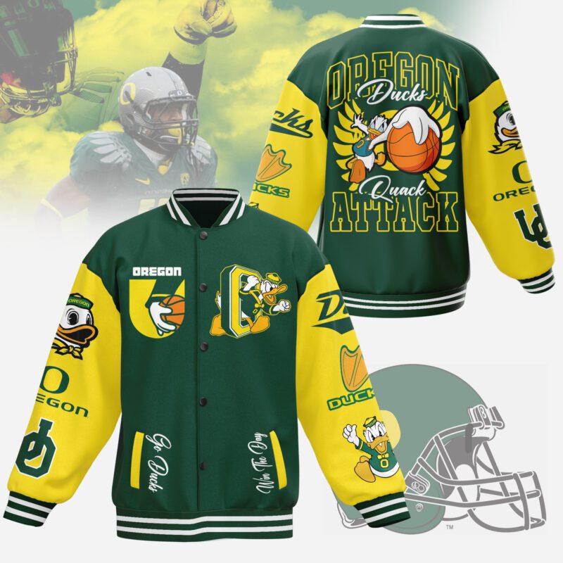 Oregon Ducks NCAA Baseball Jacket For Fan CFB1690