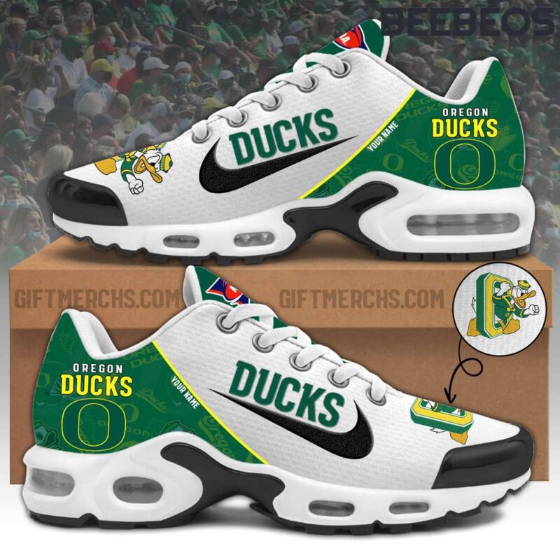 Oregon Ducks Personalized Air Max Plus TN Shoes