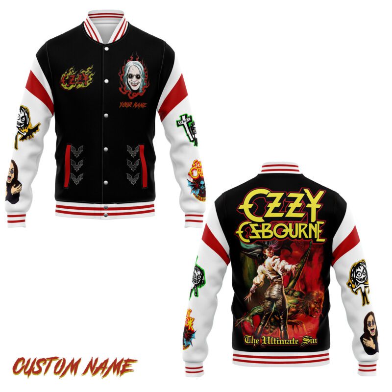 Ozzy Osbourne Baseball Jacket For Fan CFB1060