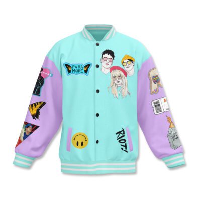 Paramore Baseball Jacket For Fan CFB1685 1 Paramore Baseball Jacket For Fan CFB1685 1