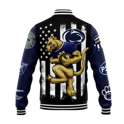 Penn State Nittany Lions NCAA Baseball Jacket For Fan CFB1677 2 Penn State Nittany Lions NCAA Baseball Jacket For Fan CFB1677 2