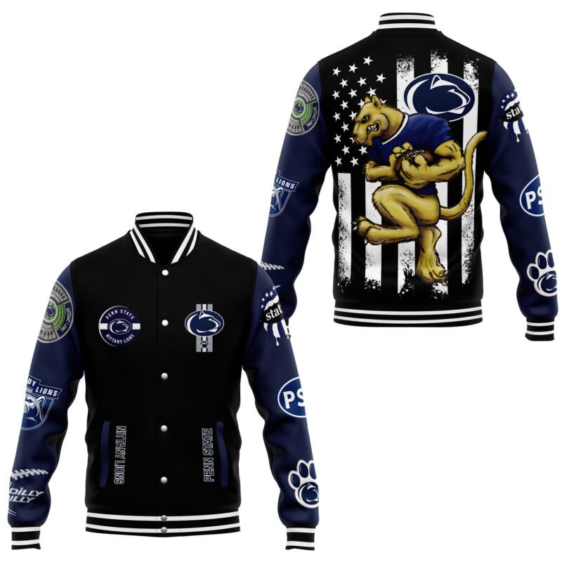 Penn State Nittany Lions NCAA Baseball Jacket For Fan CFB1677