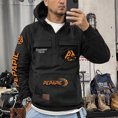 Pepapic Vintage Quarter Zip Hoodie Retro Hoodie LQZ1050 1 Pepapic Vintage Quarter Zip Hoodie Retro Hoodie LQZ1050 1
