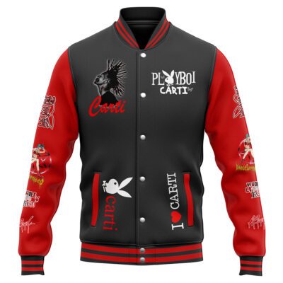 Playboi Carti Baseball Jacket For Fan CFB1662 1 Playboi Carti Baseball Jacket For Fan CFB1662 1