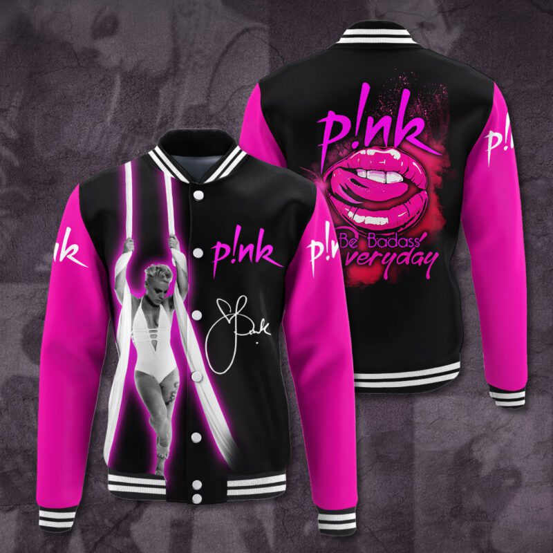 P!nk Music Baseball Jacket For Fan CFB1140