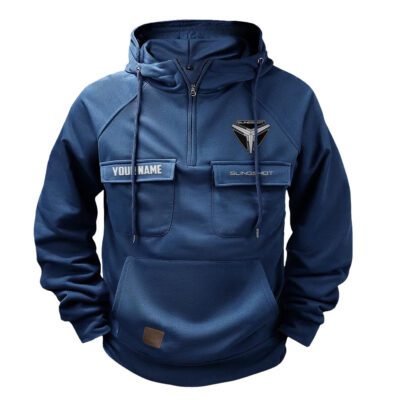 Polaris Slingshot Vintage Quarter Zip Hoodie Retro Hoodie LQZ1007 1