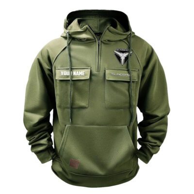 Polaris Slingshot Vintage Quarter Zip Hoodie Retro Hoodie LQZ1007 2