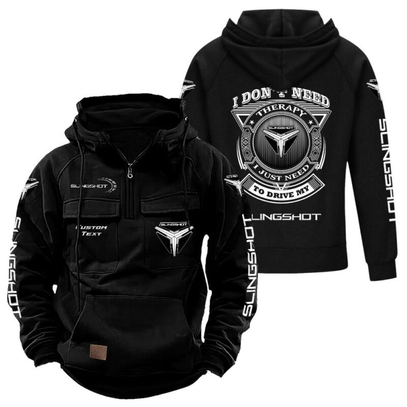 Polaris Slingshot Vintage Quarter Zip Hoodie Retro Hoodie LQZ1243