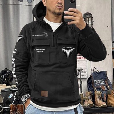 Polaris Slingshot Vintage Quarter Zip Hoodie Retro Hoodie LQZ1387 1 Polaris Slingshot Vintage Quarter Zip Hoodie Retro Hoodie LQZ1387 1