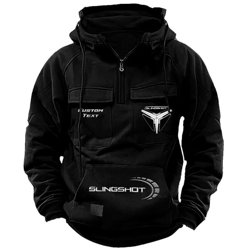 Polaris Slingshot Vintage Quarter Zip Hoodie Retro Hoodie LQZ1451 1