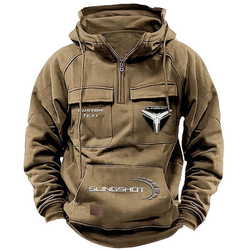 Polaris Slingshot Vintage Quarter Zip Hoodie Retro Hoodie LQZ1451 4